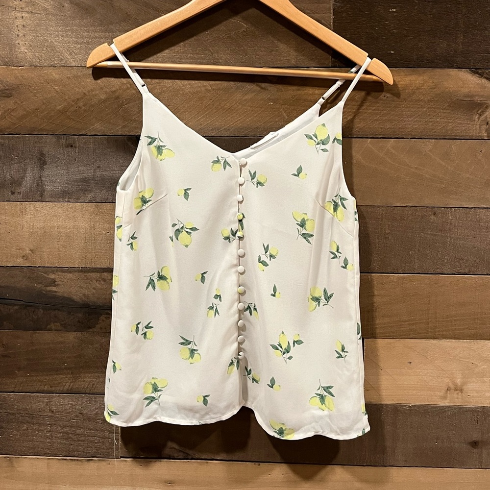Lemon print top